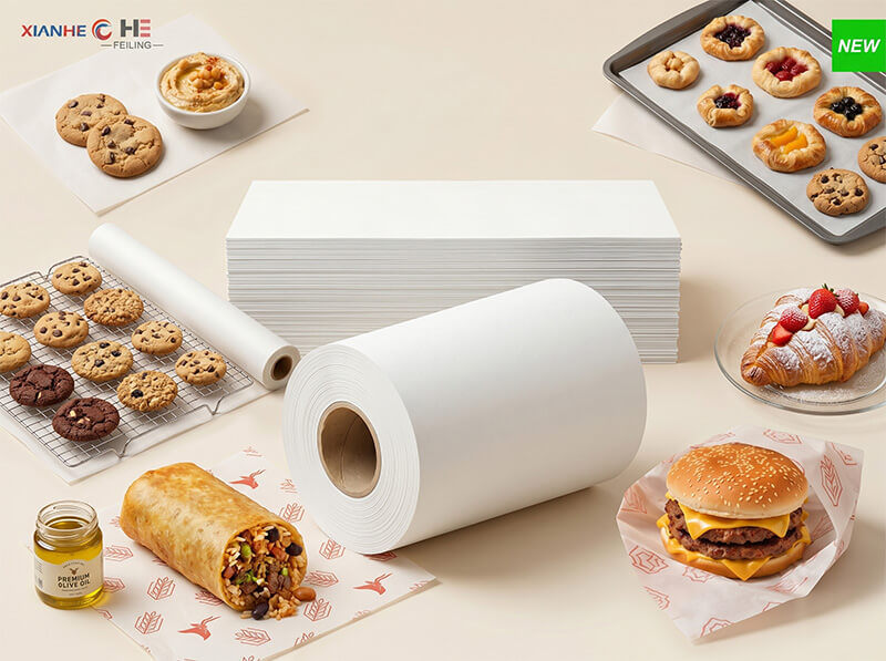 Explore Food Grade Packaging Solutions FDA certified food grade paper rolls for bakery and sandwich packaging