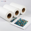 95gsm fast dry sublimation printing paper rolls with printed fabric