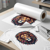 applying fast dry sublimation paper for shirts with vivid color transfer