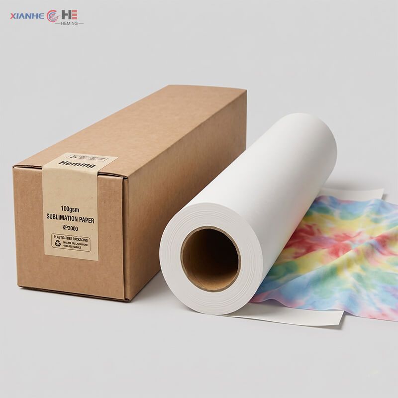 29gsm t shirt sublimation paper roll with export carton packaging