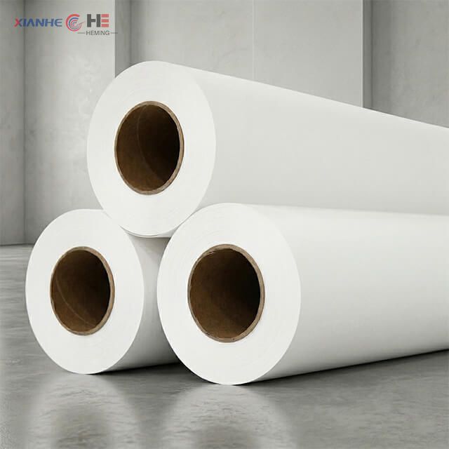 Blank jumbo size roll of sublimation paper for digital transfer