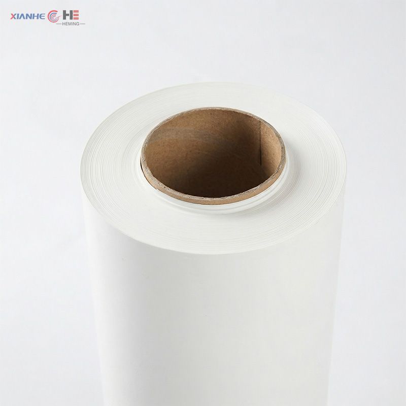 close up of industrial 95gsm sublimation paper roll core