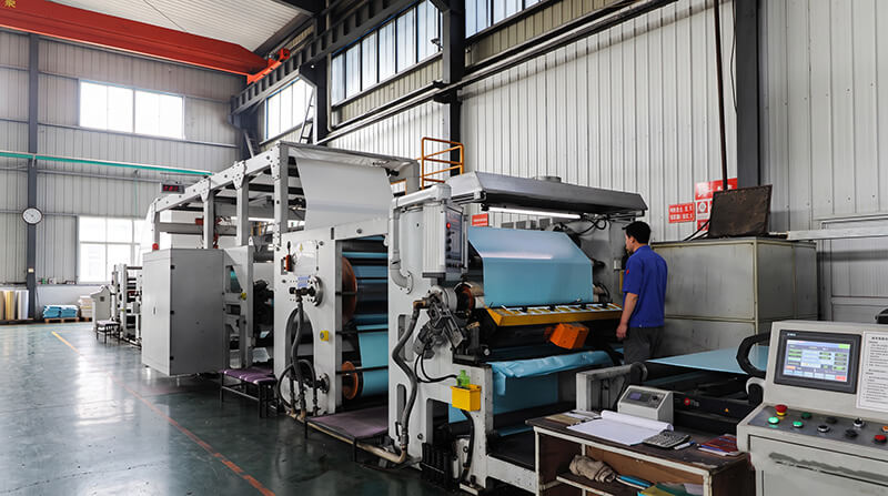 Automated high-speed coating production line for digital sublimation transfer paper