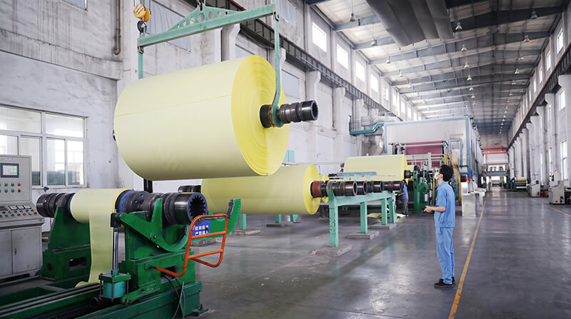 Specialty pulp refining and commercial base paper production lines at Henan Xianhe mill