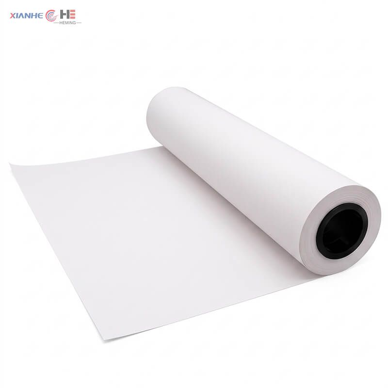 Unrolled food-grade white butcher paper rolls made from pure bleached virgin pulp