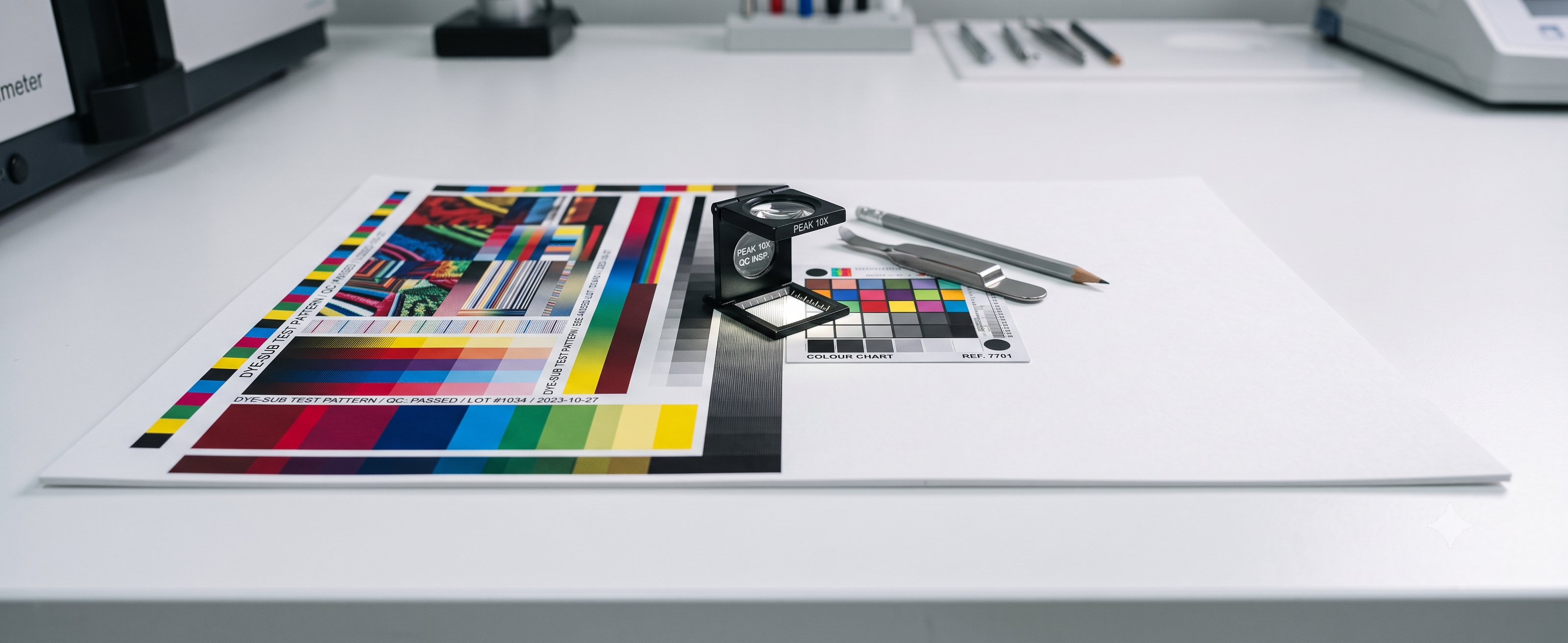 Dye sublimation paper rolls quality inspection: transfer rate and color accuracy testing for wholesale buyers