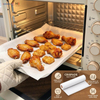 Food grade silicone parchment paper with non-stick coating for commercial baking and easy tray clean-up