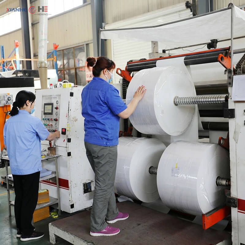 utomated production line for 58gsm food oil blotting paper at OEM certified factory