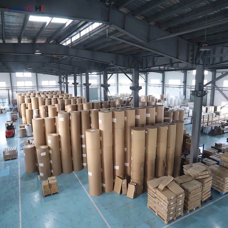 Direct China greaseproof paper suppliers warehouse stocked with large-diameter jumbo parent rolls