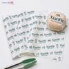 Wholesale greaseproof paper sheets with repeating custom logo for deli and sandwich packaging
