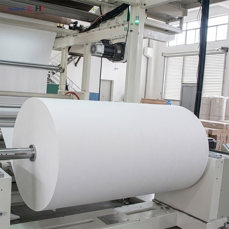 High-speed precision coating machine producing large sublimation paper jumbo rolls at the direct manufacturer facility