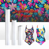 29gsm-42gsm heat transfer sublimation paper rolls with vibrant printed apparel